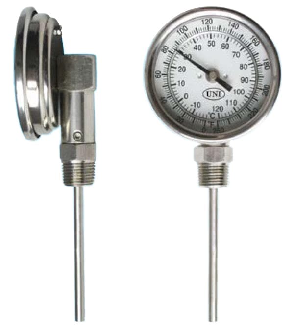 UNI Bi-Metal Thermometer Fig. BT100